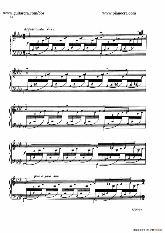 Fourth Piano Sonata S.360（第四钢琴奏鸣曲）