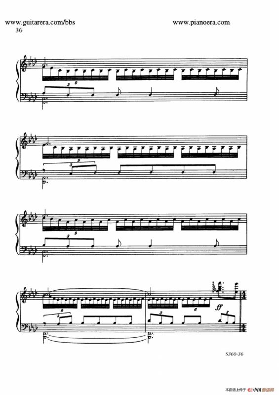 Fourth Piano Sonata S.360（第四钢琴奏鸣曲）