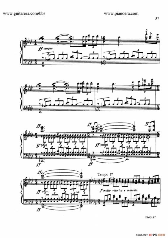 Fourth Piano Sonata S.360（第四钢琴奏鸣曲）