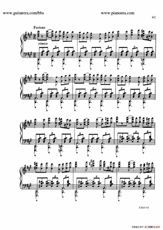 Fourth Piano Sonata S.360（第四钢琴奏鸣曲）