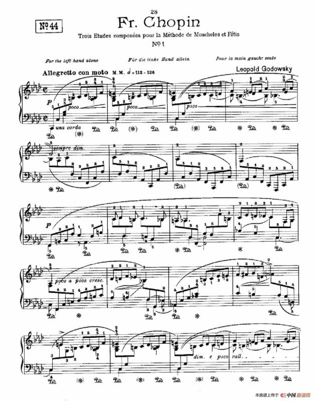 53首以肖邦练习曲为素材而作的练习曲（No.44）