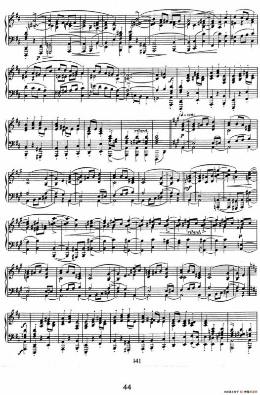 53首以肖邦练习曲为素材而作的练习曲（No.44）