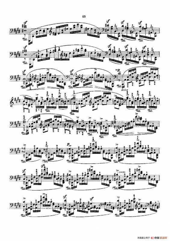 53首以肖邦练习曲为素材而作的练习曲（No.43）