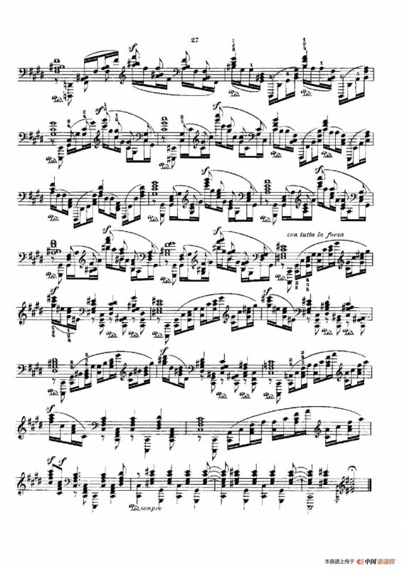 53首以肖邦练习曲为素材而作的练习曲（No.43）