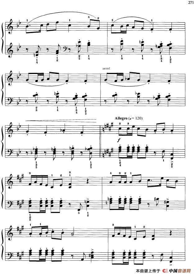 110首中国民歌钢琴小曲集：元宵节的街头