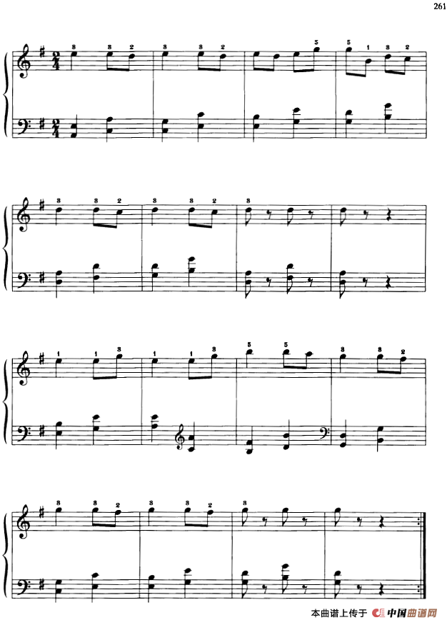 110首中国民歌钢琴小曲集：暖小猪