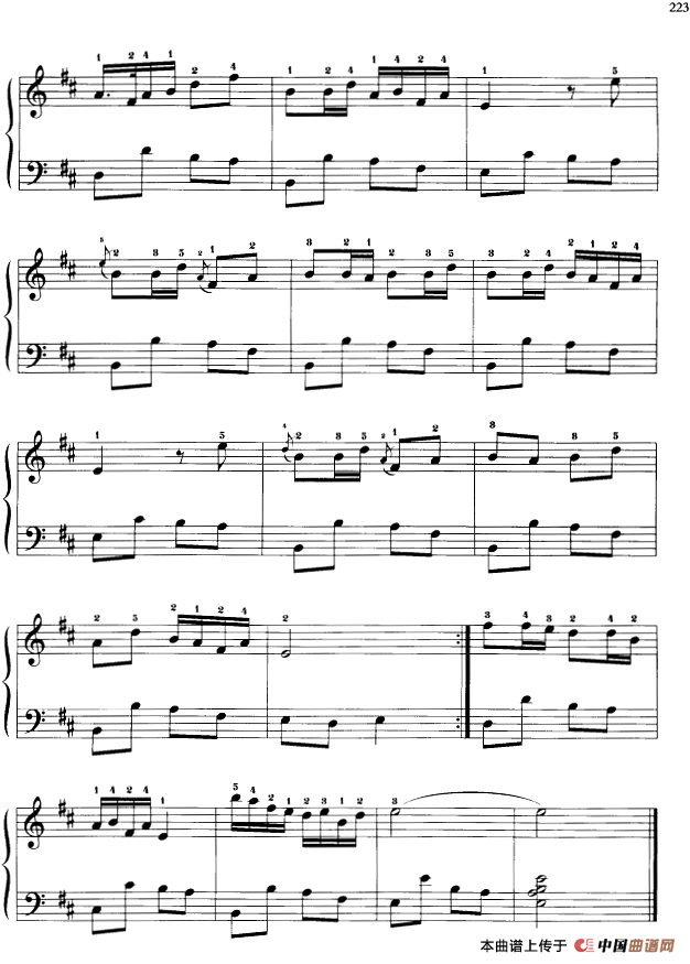 110首中国民歌钢琴小曲集：挂红灯