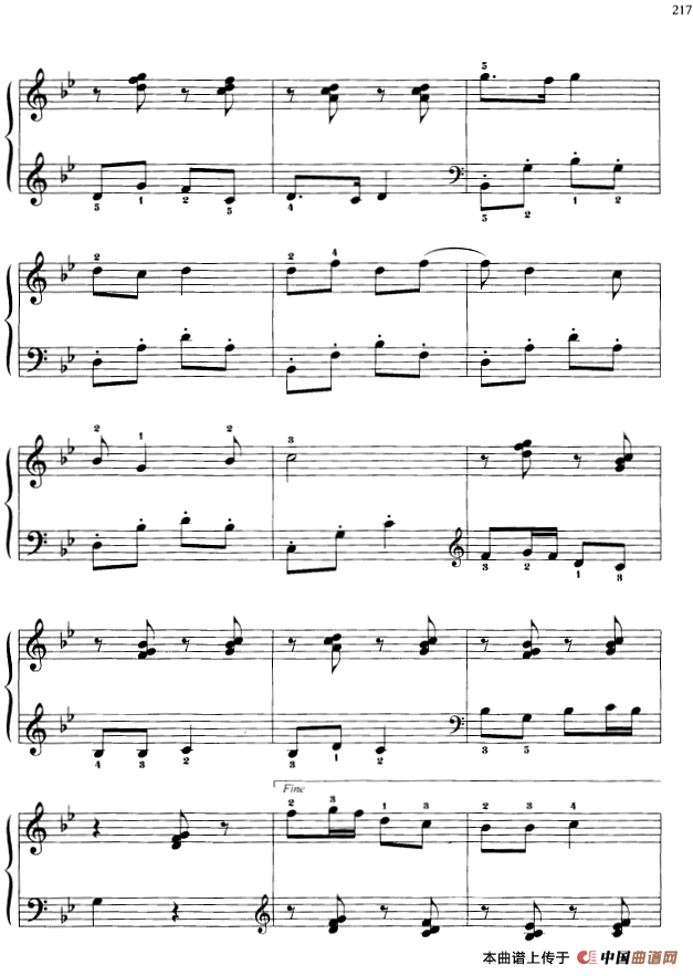 110首中国民歌钢琴小曲集：采茶灯