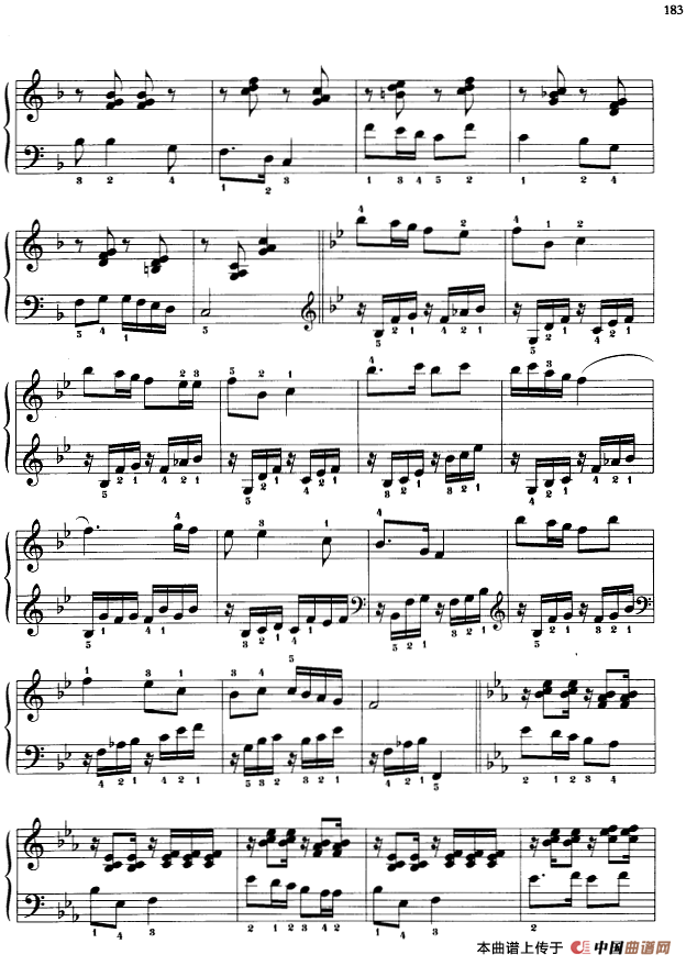 110首中国民歌钢琴小曲集：陕西小调