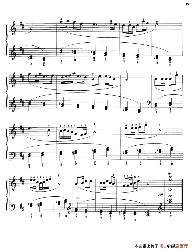 110首中国民歌钢琴小曲集：苏武牧羊