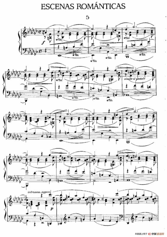 Escenas Románticas（浪漫的场景·5）