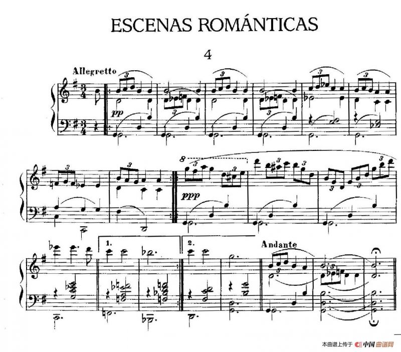Escenas Románticas（浪漫的场景·4）