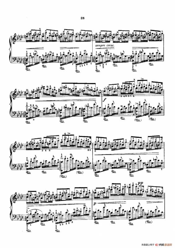 53首以肖邦练习曲为素材而作的练习曲（No.25）