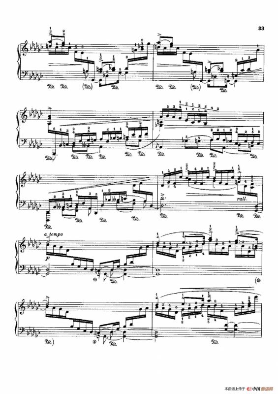 53首以肖邦练习曲为素材而作的练习曲（No.16A）