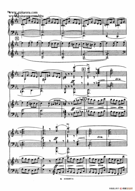 第二双钢琴组曲 Suite for Two Pianos No.2 Op.17（4. 塔兰泰拉舞曲 Tarantella）