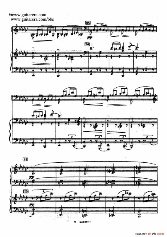 第二双钢琴组曲 Suite for Two Pianos No.2 Op.17（4. 塔兰泰拉舞曲 Tarantella）