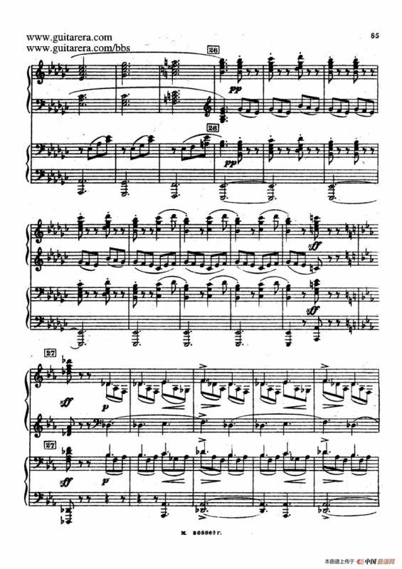 第二双钢琴组曲 Suite for Two Pianos No.2 Op.17（4. 塔兰泰拉舞曲 Tarantella）