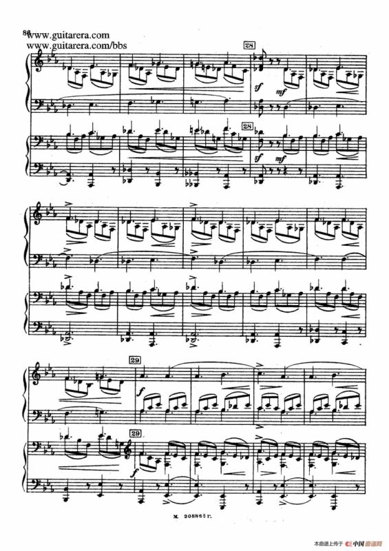 第二双钢琴组曲 Suite for Two Pianos No.2 Op.17（4. 塔兰泰拉舞曲 Tarantella）