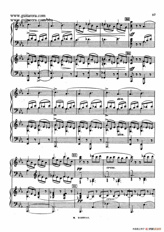 第二双钢琴组曲 Suite for Two Pianos No.2 Op.17（4. 塔兰泰拉舞曲 Tarantella）