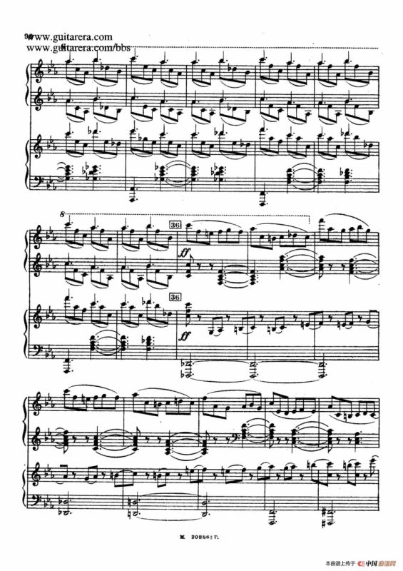 第二双钢琴组曲 Suite for Two Pianos No.2 Op.17（4. 塔兰泰拉舞曲 Tarantella）