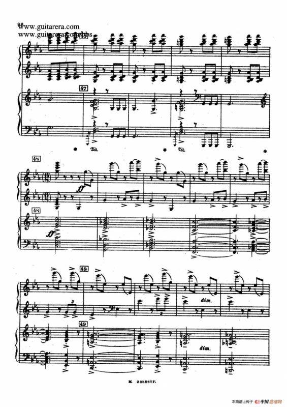 第二双钢琴组曲 Suite for Two Pianos No.2 Op.17（4. 塔兰泰拉舞曲 Tarantella）