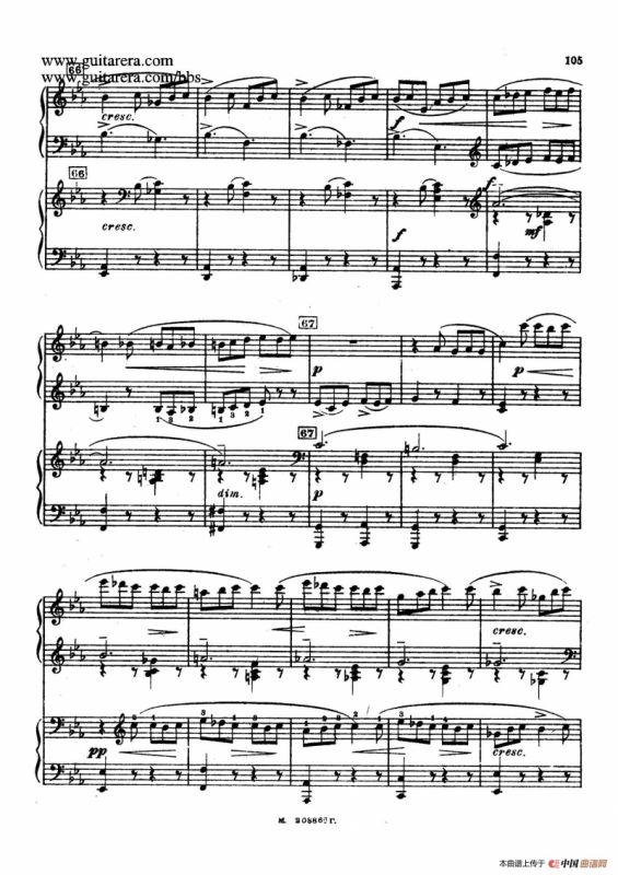 第二双钢琴组曲 Suite for Two Pianos No.2 Op.17（4. 塔兰泰拉舞曲 Tarantella）