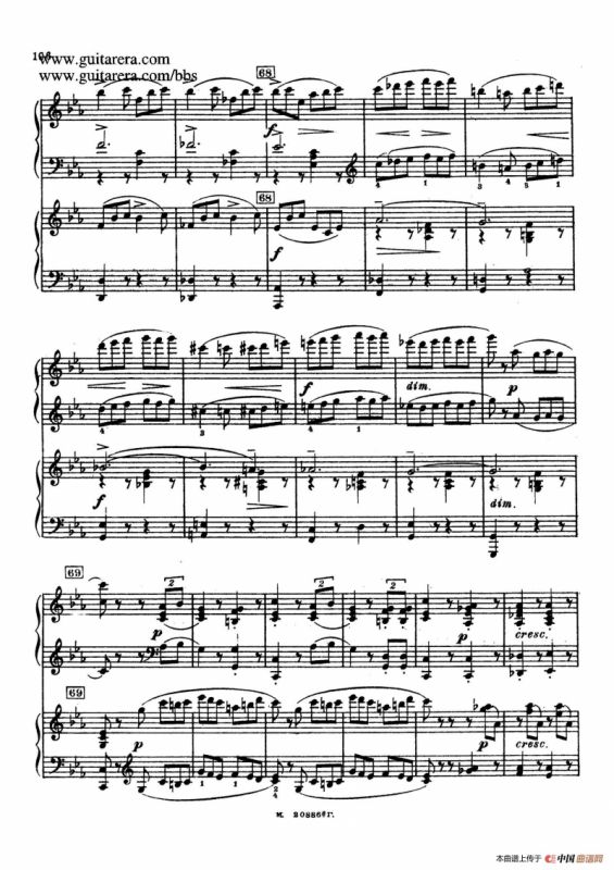 第二双钢琴组曲 Suite for Two Pianos No.2 Op.17（4. 塔兰泰拉舞曲 Tarantella）