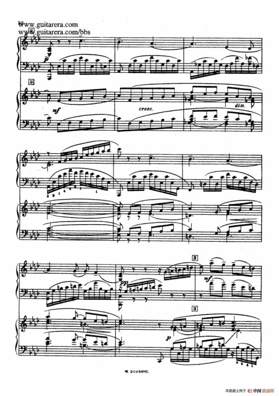 第二双钢琴组曲 Suite for Two Pianos No.2 Op.17（3. 浪漫曲 Romance）