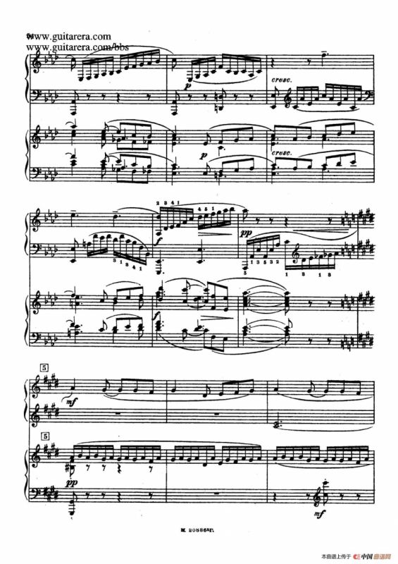 第二双钢琴组曲 Suite for Two Pianos No.2 Op.17（3. 浪漫曲 Romance）