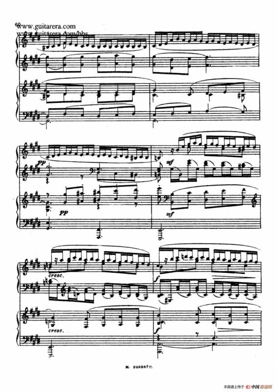 第二双钢琴组曲 Suite for Two Pianos No.2 Op.17（3. 浪漫曲 Romance）