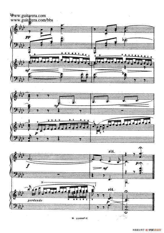 第二双钢琴组曲 Suite for Two Pianos No.2 Op.17（3. 浪漫曲 Romance）