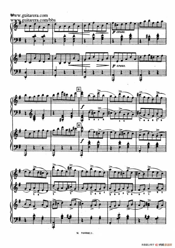 第二双钢琴组曲 Suite for Two Pianos No.2 Op.17（2. 圆舞曲 Valse）