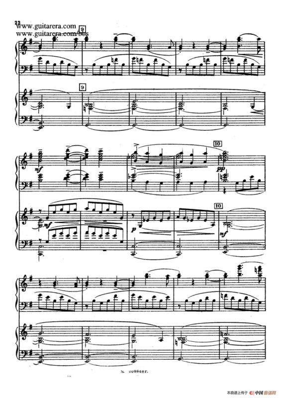 第二双钢琴组曲 Suite for Two Pianos No.2 Op.17（2. 圆舞曲 Valse）