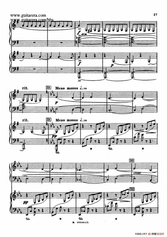 第二双钢琴组曲 Suite for Two Pianos No.2 Op.17（2. 圆舞曲 Valse）