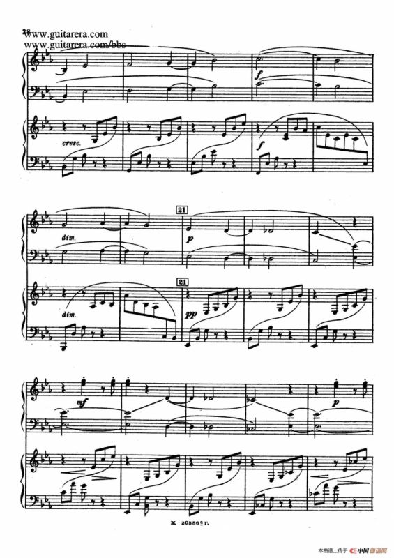 第二双钢琴组曲 Suite for Two Pianos No.2 Op.17（2. 圆舞曲 Valse）