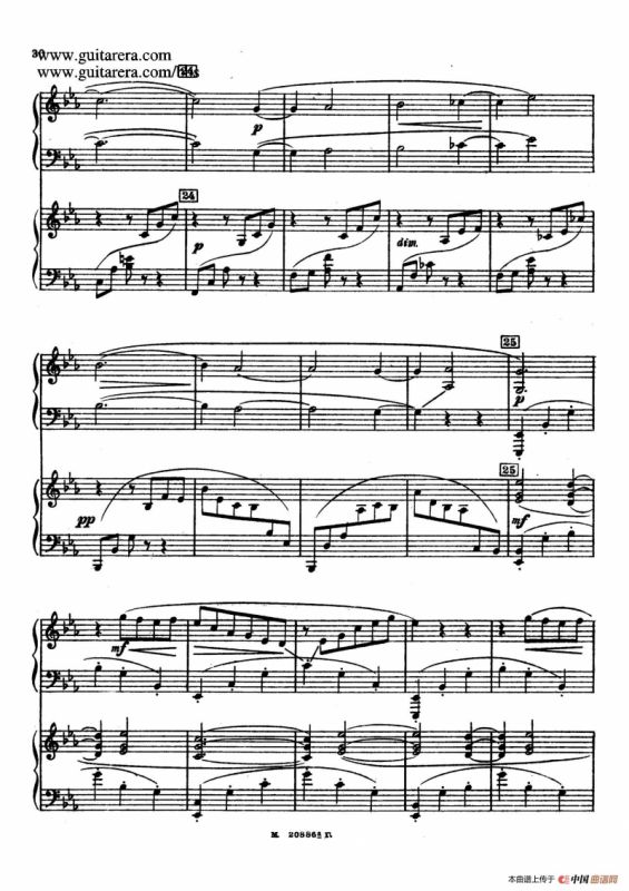 第二双钢琴组曲 Suite for Two Pianos No.2 Op.17（2. 圆舞曲 Valse）