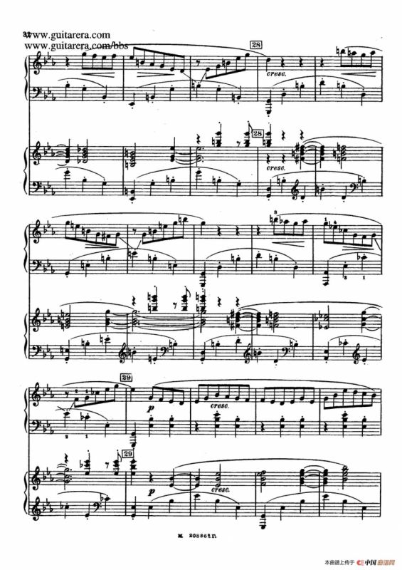 第二双钢琴组曲 Suite for Two Pianos No.2 Op.17（2. 圆舞曲 Valse）