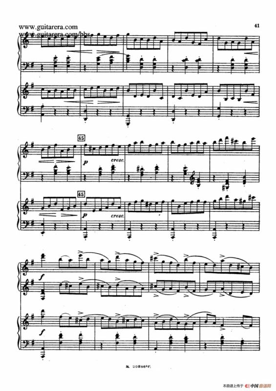 第二双钢琴组曲 Suite for Two Pianos No.2 Op.17（2. 圆舞曲 Valse）