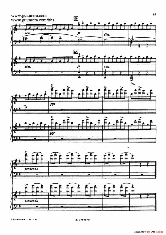 第二双钢琴组曲 Suite for Two Pianos No.2 Op.17（2. 圆舞曲 Valse）