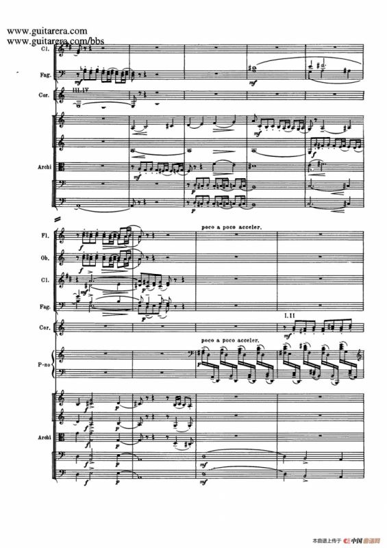 c小调第二钢琴协奏曲 Op.18（第三乐章总谱P13——24）