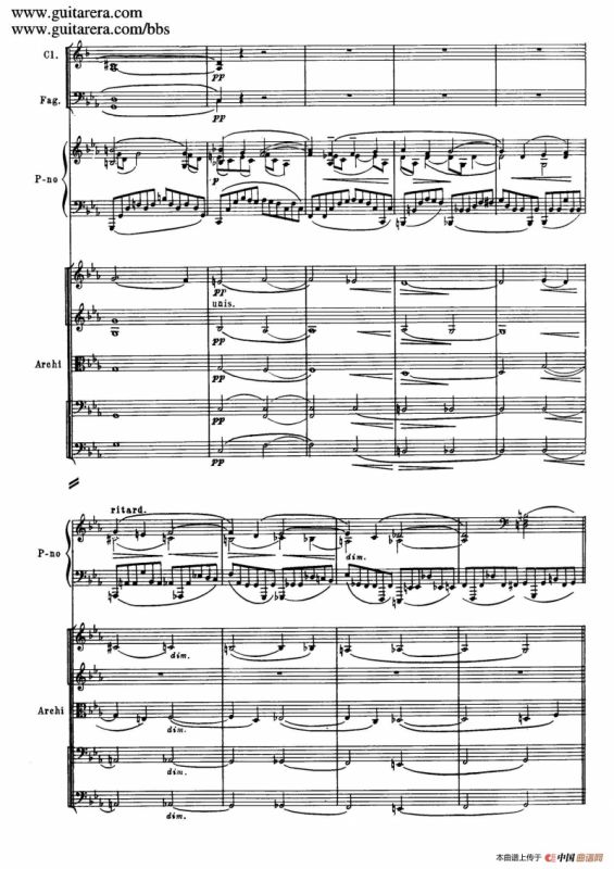 c小调第二钢琴协奏曲 Op.18（总谱·P37——45）