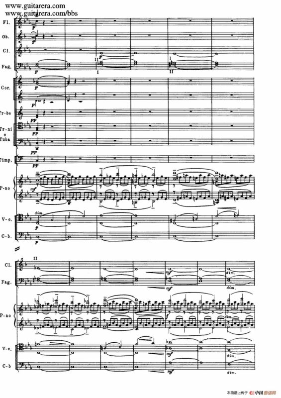 c小调第二钢琴协奏曲 Op.18（总谱·P37——45）