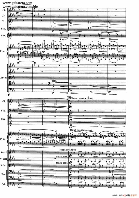 c小调第二钢琴协奏曲 Op.18（总谱·P37——45）