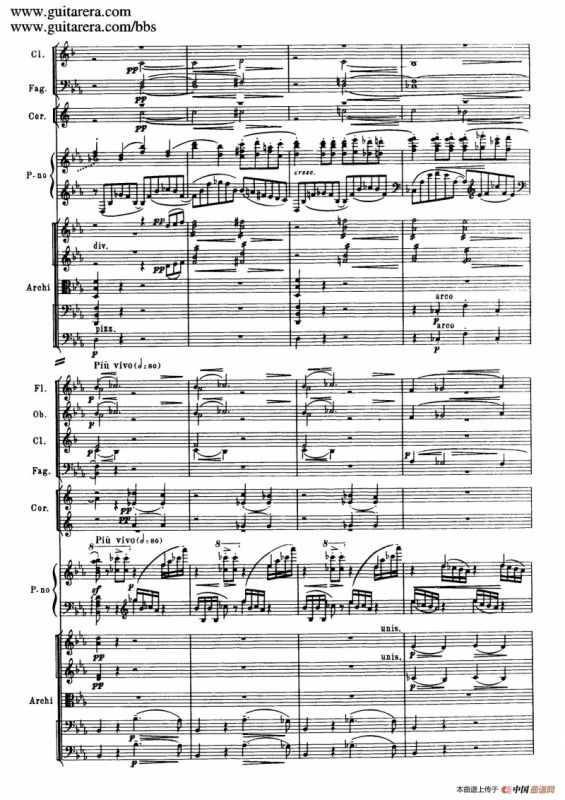 c小调第二钢琴协奏曲 Op.18（第一乐章总谱·P19——27）