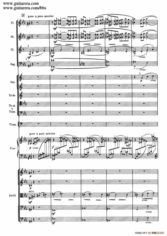 c小调第二钢琴协奏曲 Op.18（第一乐章总谱·P19——27）