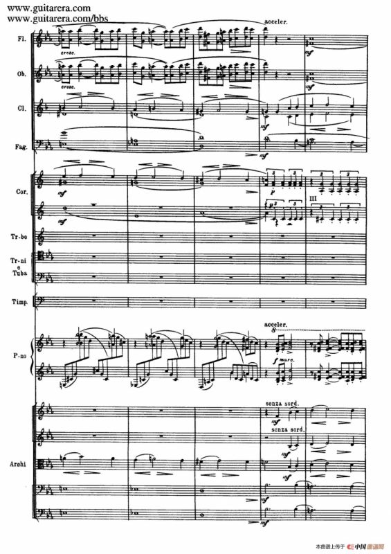 c小调第二钢琴协奏曲 Op.18（第一乐章总谱·P19——27）