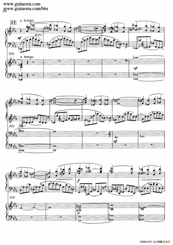 c小调第二钢琴协奏曲 Op.18（双钢琴·第三乐章）