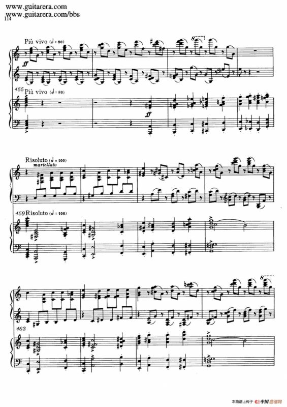 c小调第二钢琴协奏曲 Op.18（双钢琴·第三乐章）