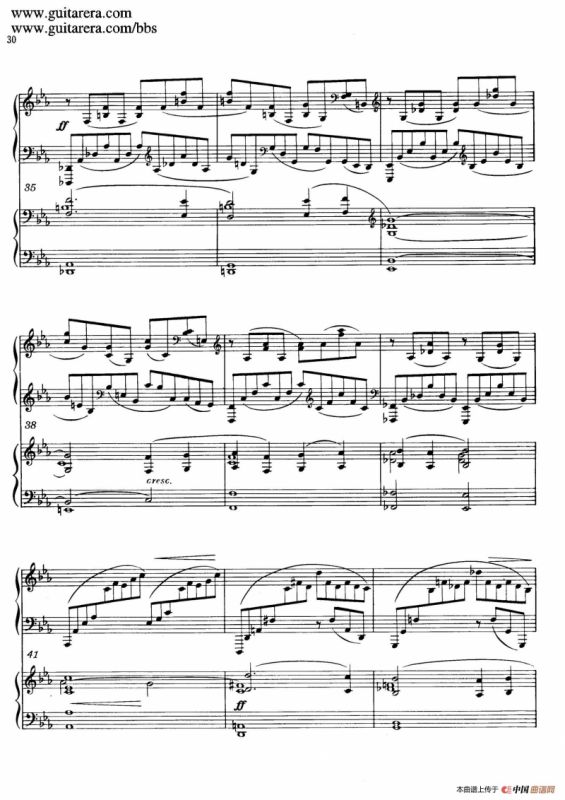 c小调第二钢琴协奏曲 Op.18（双钢琴·第一乐章）