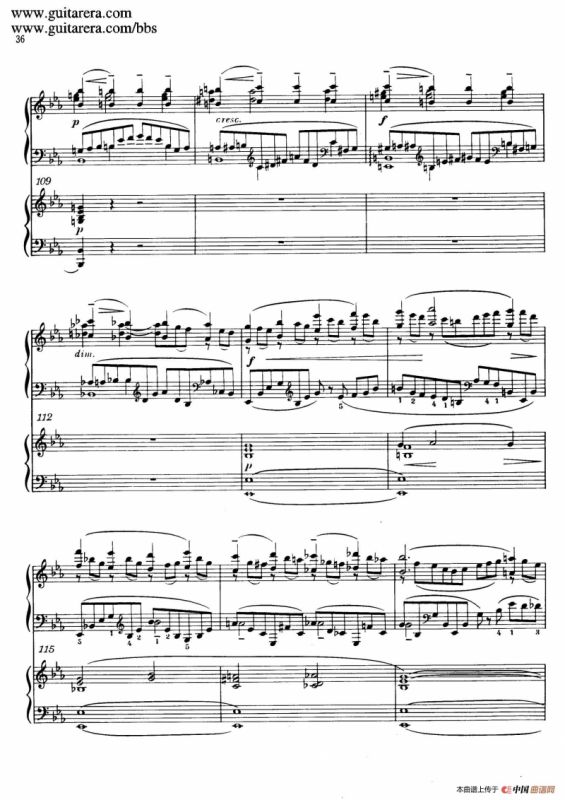 c小调第二钢琴协奏曲 Op.18（双钢琴·第一乐章）